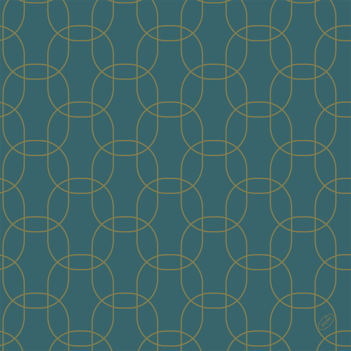Duni Dunisoft 40 x40 cm Golden Deco 1/4 Falz