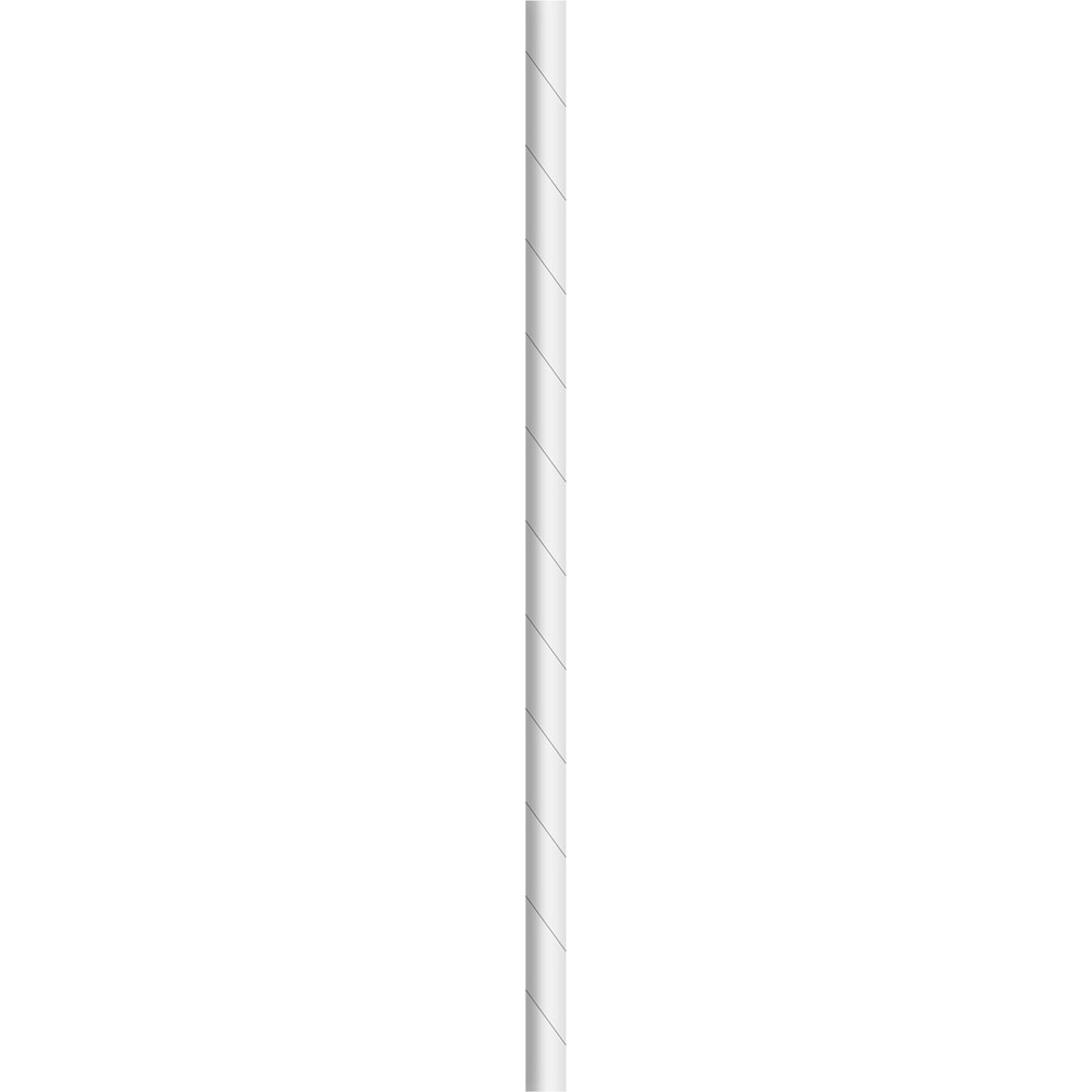 Mank Papiertrinkhalm Basic weiss Ø 6 mm / 200 mm