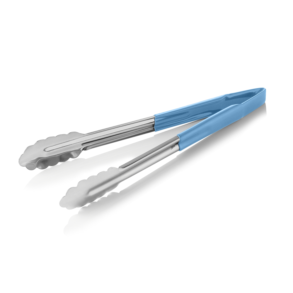 WAS HACCP Universalzange HACCP TONGS, 30 cm, blau Chromstahl 18/0