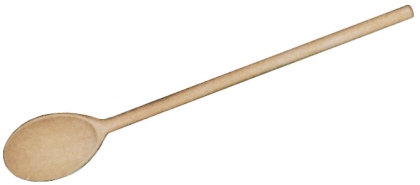 Contacto Holz-Kochlöffel, oval 25 cm