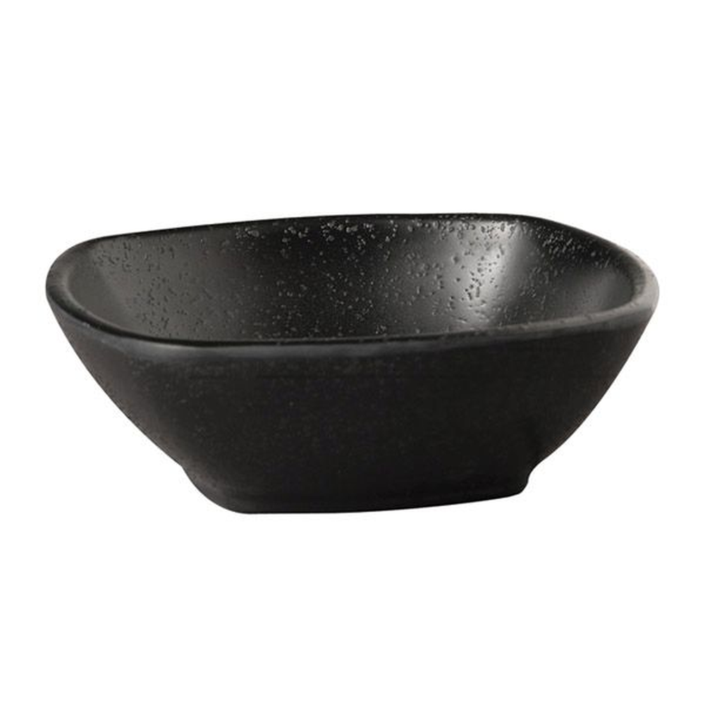 APS Schale -ZEN- 12 x 12 cm, H: 4 cm , Melamin, weiß, Steinoptik