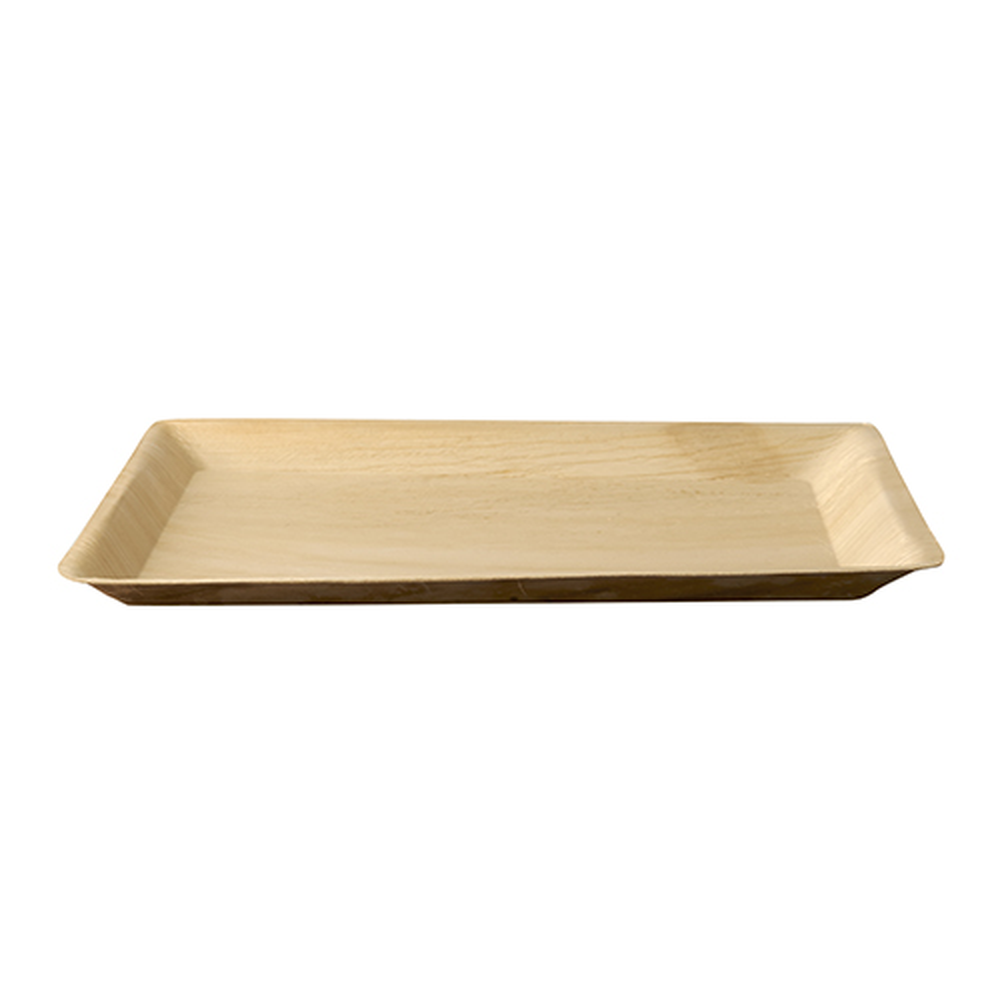 Papstar Tabletts, Palmblatt "pure" eckig 2 cm x 26 cm x 32 cm