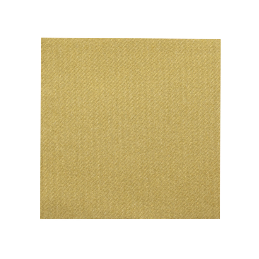 Mank Serviette Basic gold 24 x 24 cm 1/4 Falz