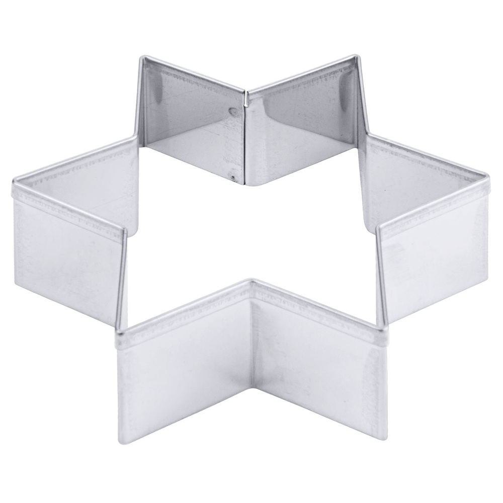 Contacto Ausstecher Stern, glatt 10 cm Durchmesser: 10 cm, Höhe: 3 cm