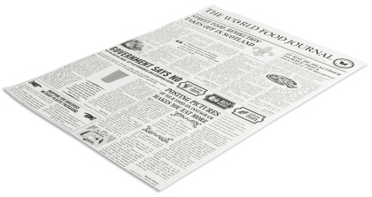 Contacto Wachspapier, 35 x 25 cm Motiv: Zeitung, 500 Blatt