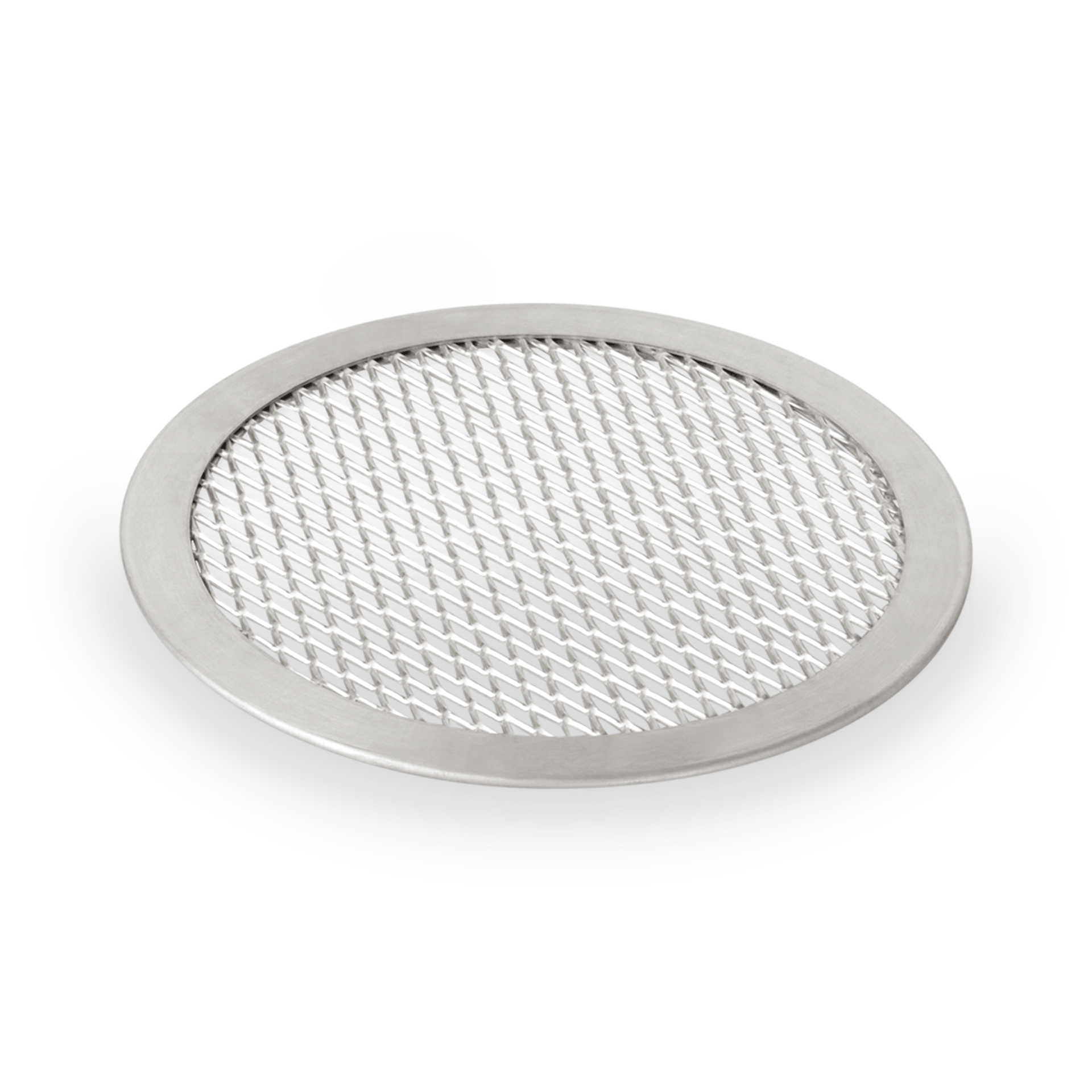 WAS Pizza Screen Set, Ø 30 cm, Perforierung 8 x 4 mm, Set á 10 Stück, Aluminium