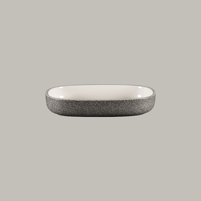 RAK Platte oval tief - dual  Serie: Ease L 26 cm / W 18.3 cm / Ht. 4.5 cm / Cont