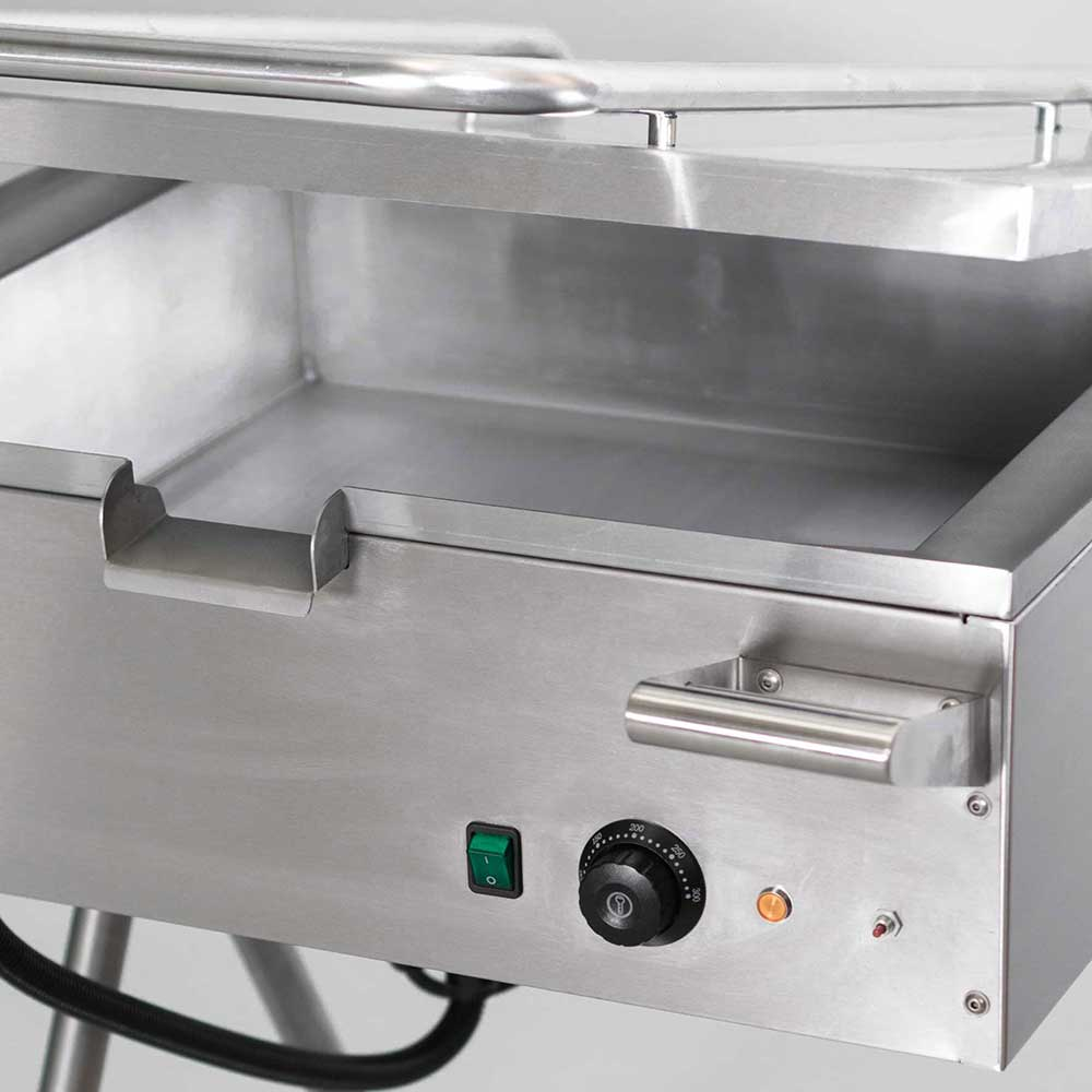 Stalgast Kippbratpfanne, 100 Koteletts/h, 700 x 786 x 912 mm (BxTxH)