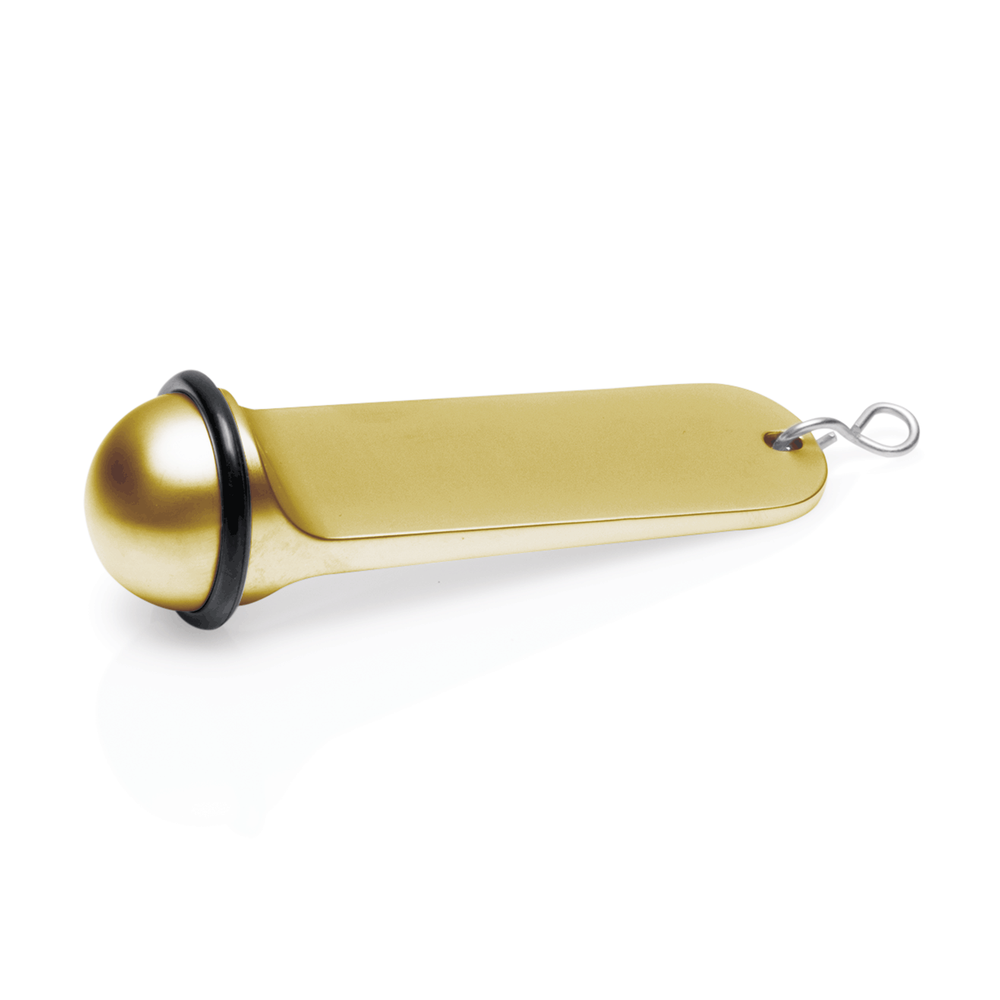 WAS Schlüsselanhänger Set, 11 cm, Titanium gold, Set á 10 Stück, Zinkguss