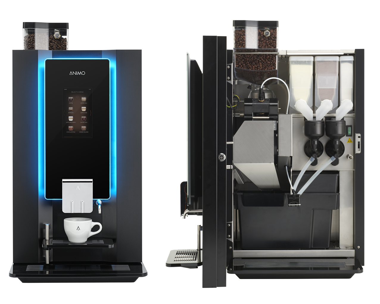 Animo OPTIBEAN 4 TOUCH Kaffeevollautomat schwarz