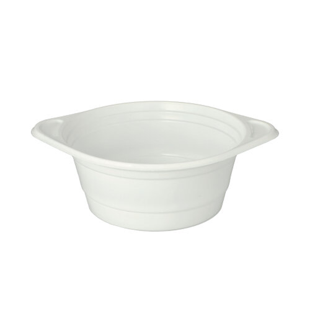 Papstar Suppenschalen, PP rund 750 ml Ø 15,6 cm · 6,5 cm weiss mit Anfasser
