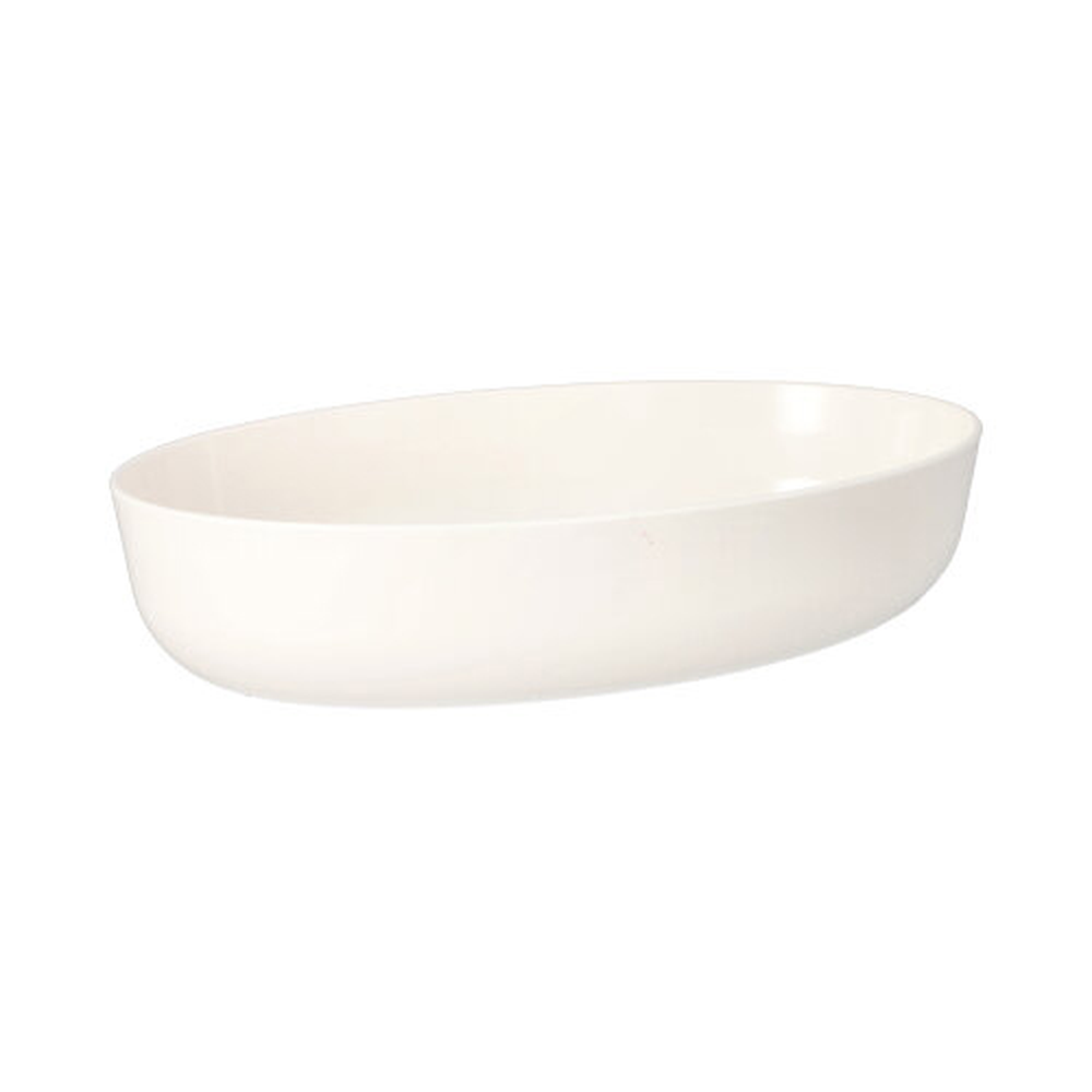 Papstar Mehrweg-Schalen oval 1600 ml 6 cm x 16,5 cm x 26 cm weiss "Cella"