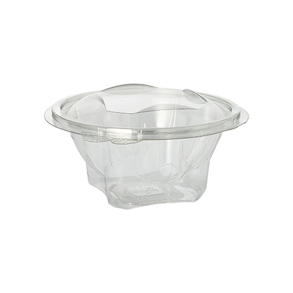 PAPSTAR Feinkost- und Salatschalen mit Klappdeckel, R-PET rund 500 ml Ø 15,5