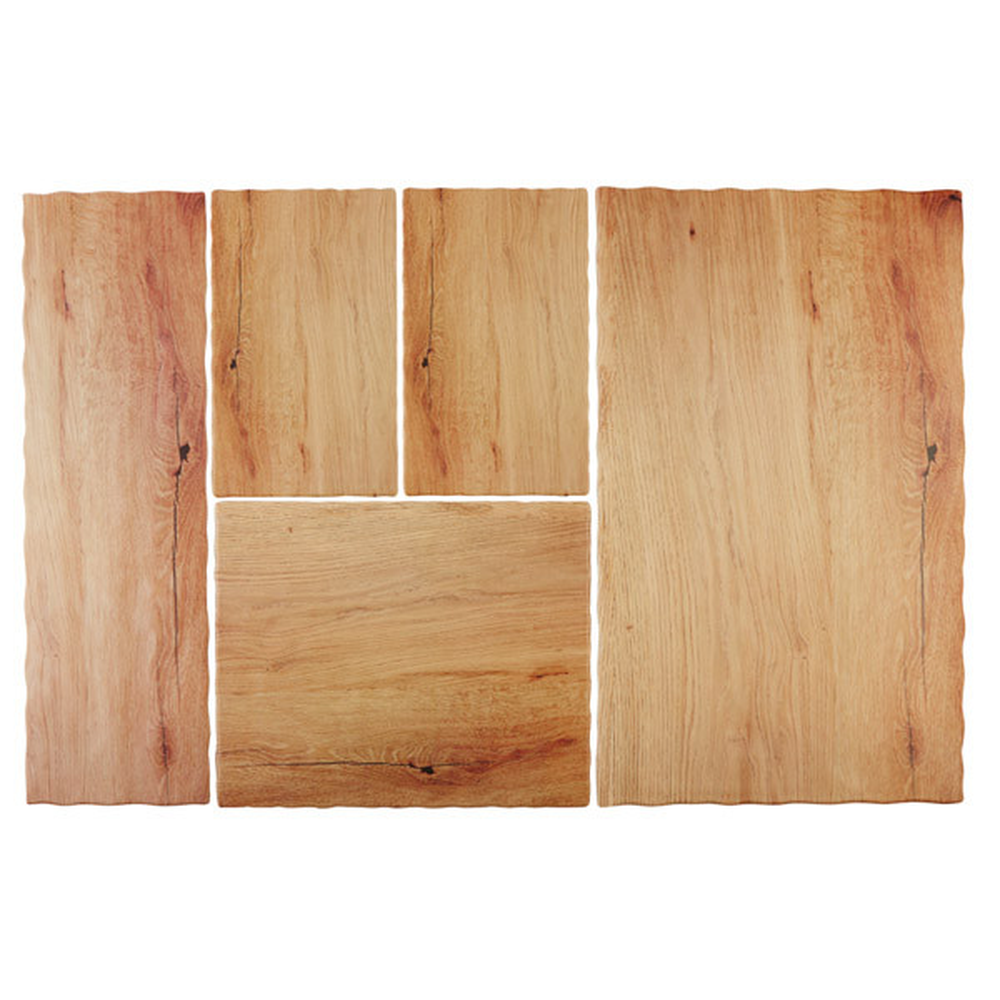 APS GN 1/1 Tablett -OAK LIGHT- 53 x 32,5 cm, H: 1,5 cm , Melamin, Holzoptik (Eic