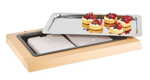APS Kühltablett -TOP FRESH GN 1/1- 60 x 41 cm, H: 5 cm , Set bestehend aus: