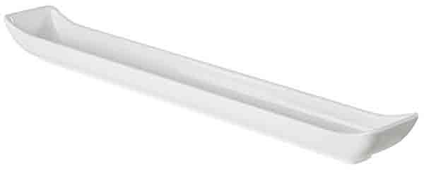 APS Schale -MINI WHITE- 35 x 4,5 cm, H: 3 cm , Melamin, weiß
