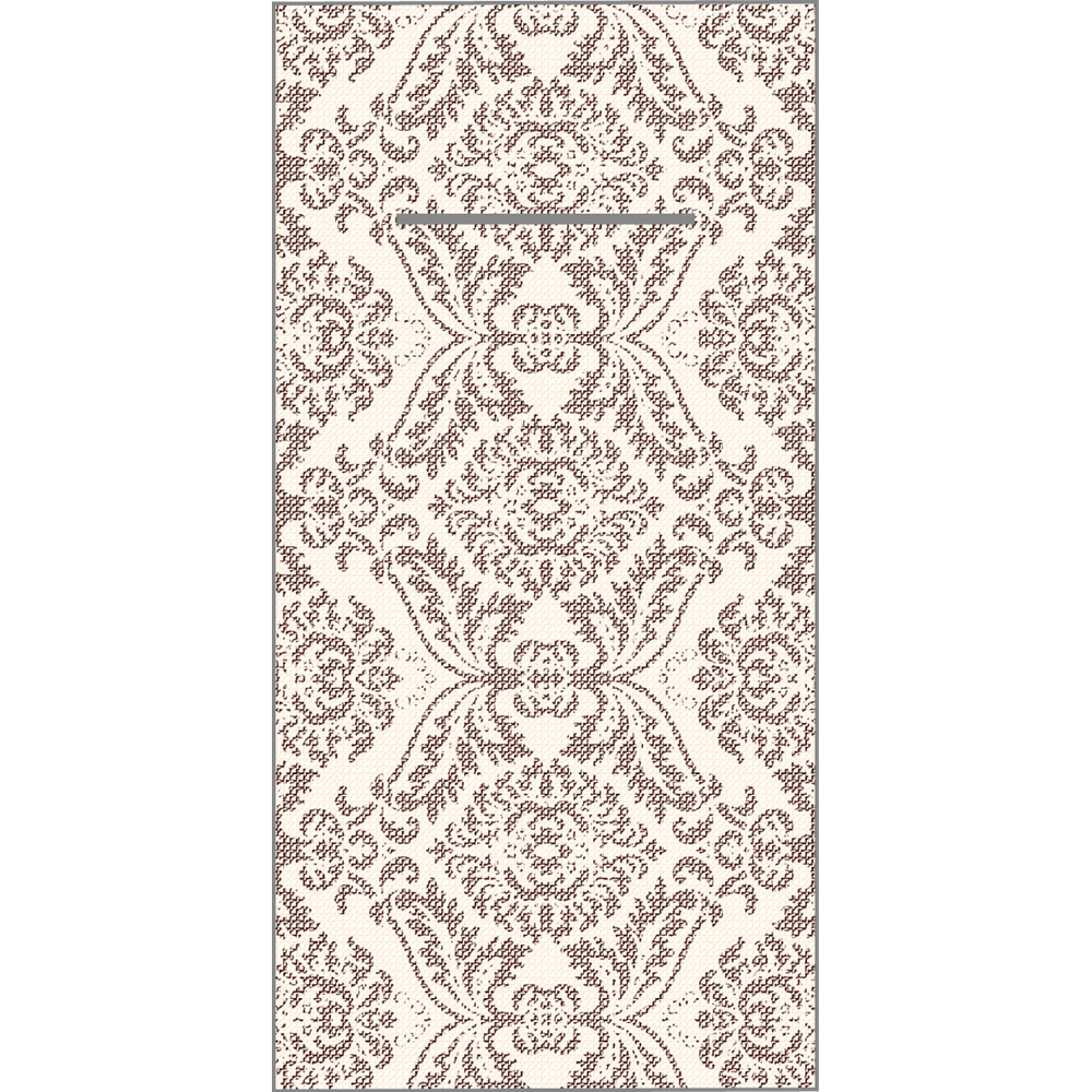 Mank Pocket-Napkins Kiyan braun 40 x 40 cm 1/8 Falz