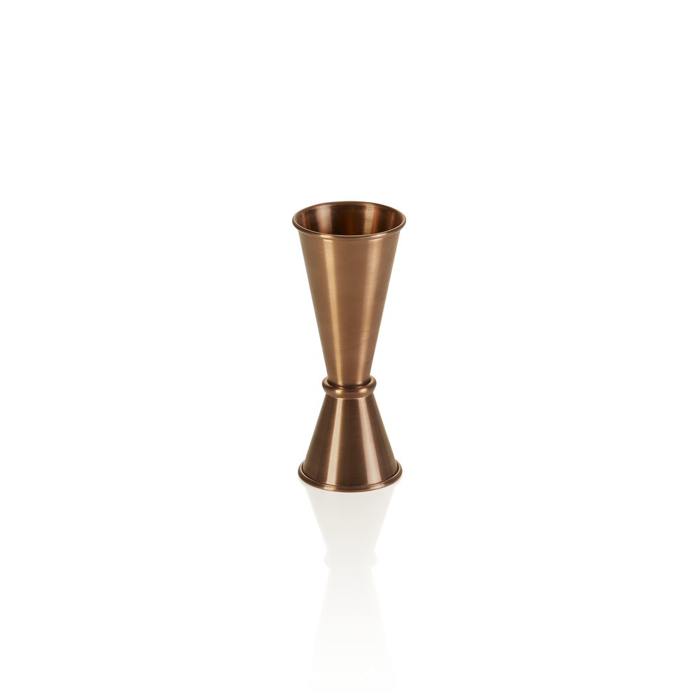 WAS Jigger, Ø 4,5 cm, Höhe 11,5 cm, 2,5/5 cl, bronze, Chromnickelstahl, PVD-Besc
