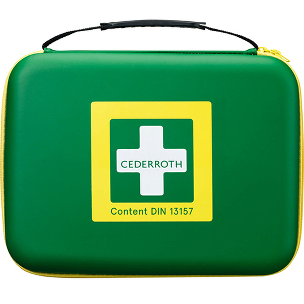 Papstar "Cederroth" First Aid Kit Large DIN 13157 26 cm x 31 cm x 8,6 cm grün