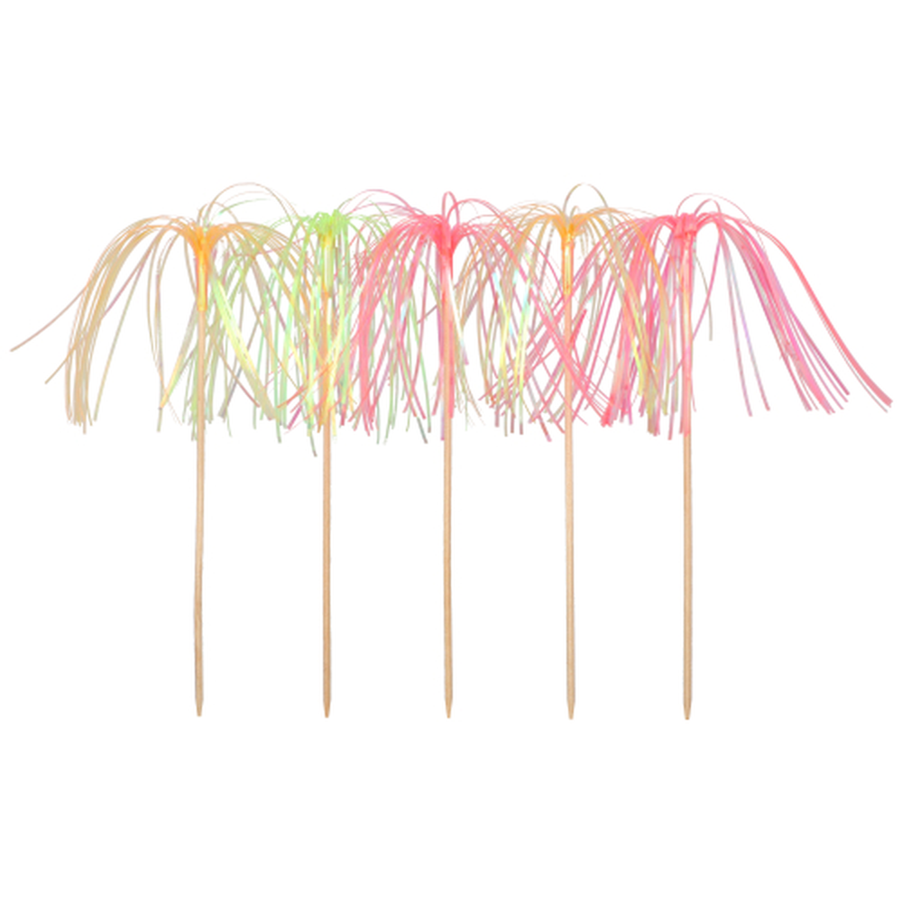 Papstar Deko-Picker 15,5 cm neon "Feuerwerk"