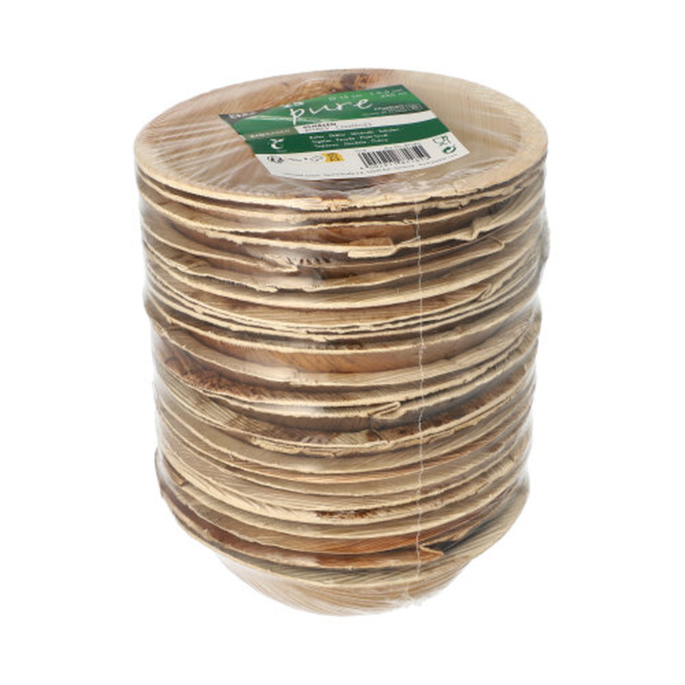 Papstar Schalen, Palmblatt "pure" rund 425 ml Ø 15 cm · 6,5 cm