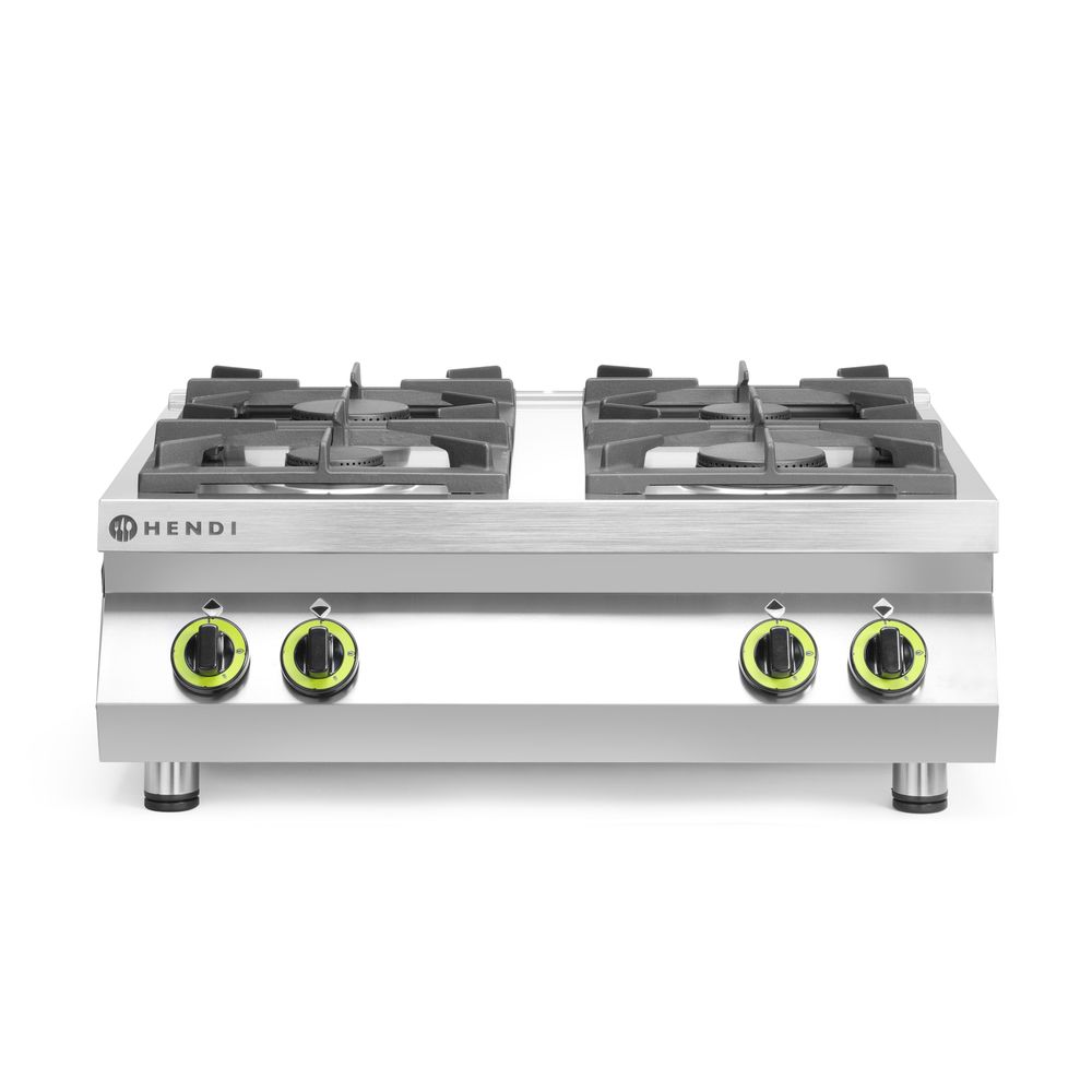 Hendi Gaskocher Kitchen Line 4 Brenner, Tischmodell, HENDI, Kitchen Line, 19kW, 