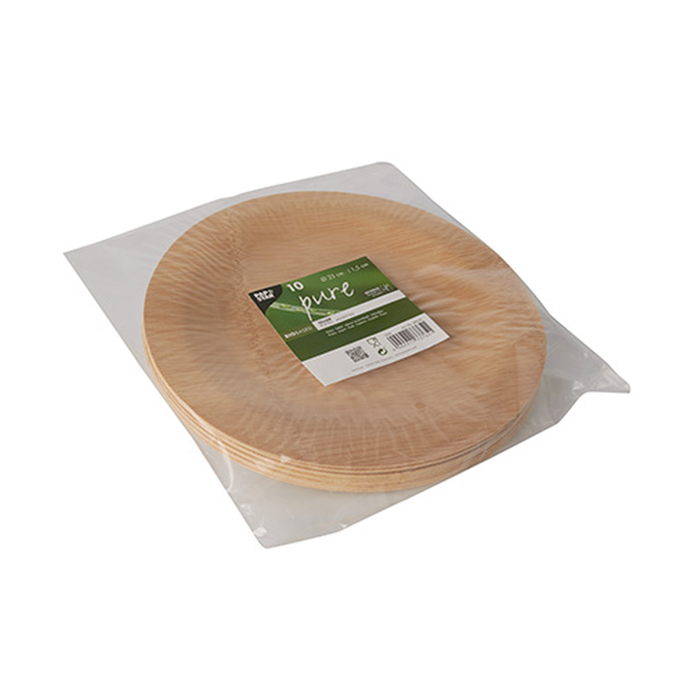 Papstar Teller, Bambus "pure" rund Ø 23 cm · 1,5 cm