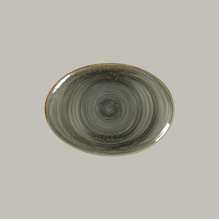 RAK Platte oval - peridot  Serie: Spot L 32 cm / W 23 cm / Ht. 3.2 cm