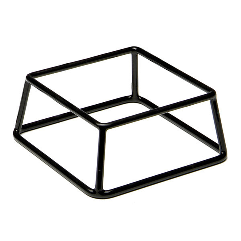 APS Buffet-Ständer -MULTI- 18 x 18 cm, H: 8 cm , Metall, schwarz ummantelt