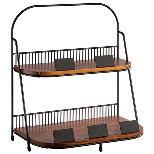 APS 2-stufige Etagère 35,5 x 21 cm, H: 40 cm