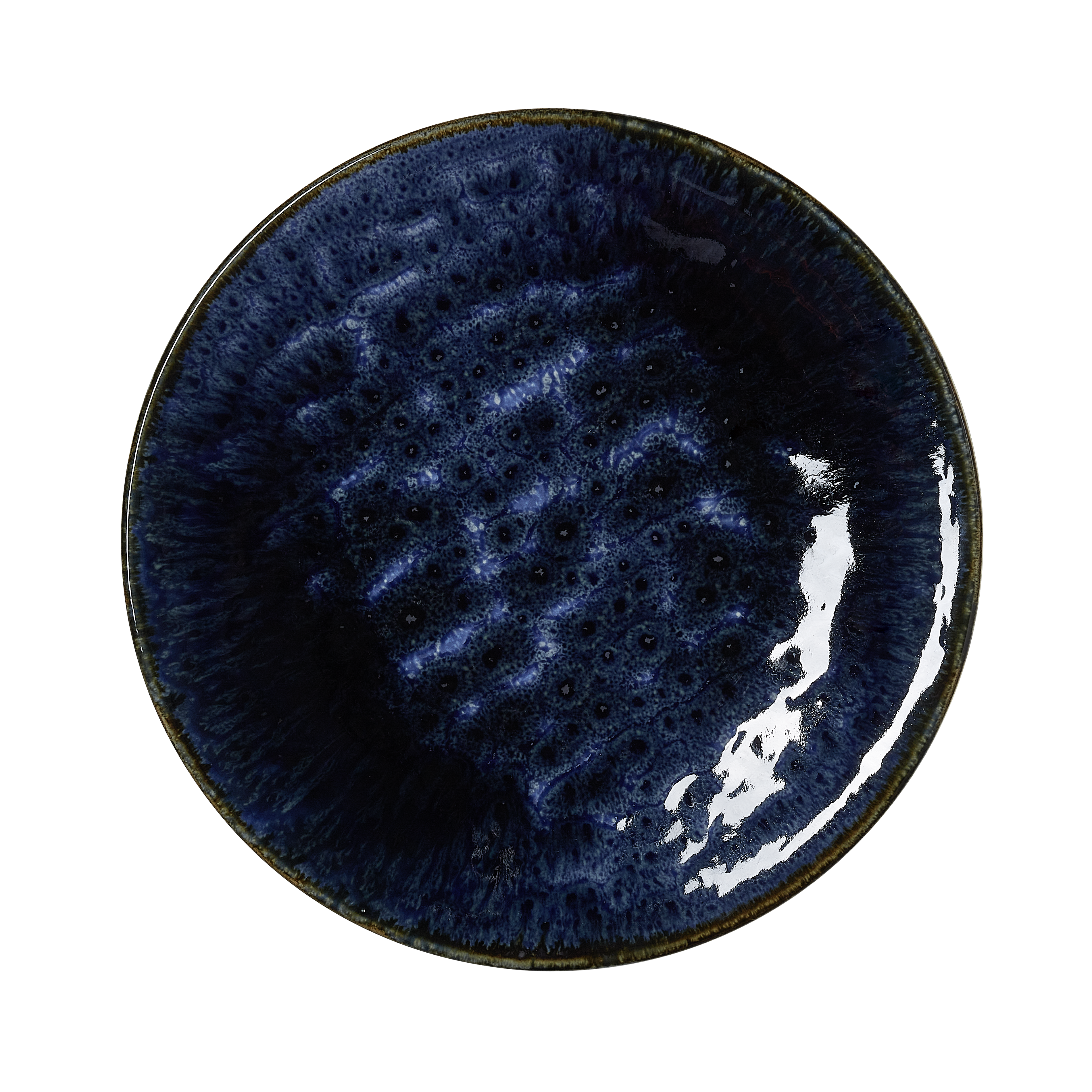 WAS Teller Set VIDA DARK OCEAN, flach, Ø 27 cm, Set á 6 Stück, dark ocean, Porze