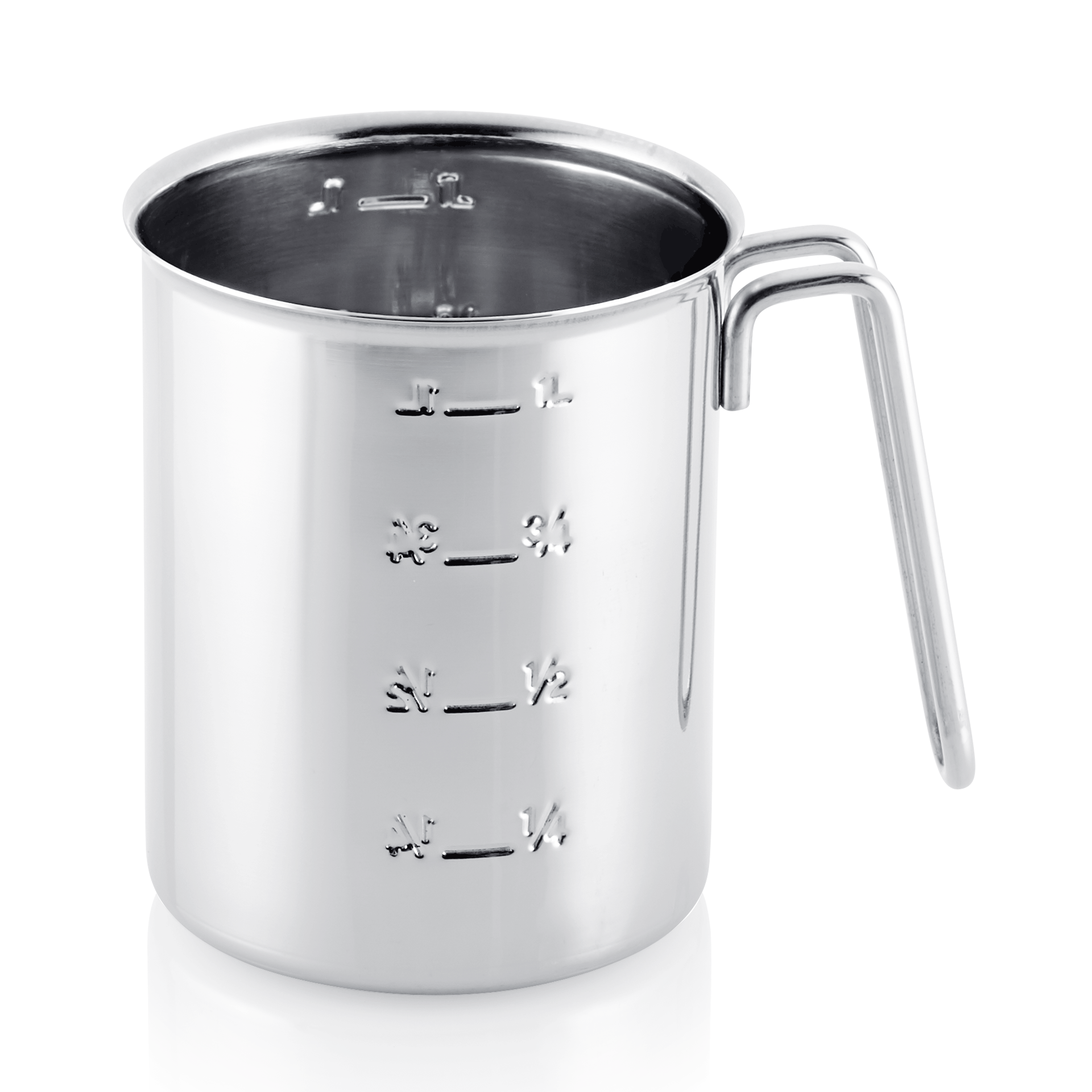 WAS Messbecher, 1,0 ltr., Chromnickelstahl