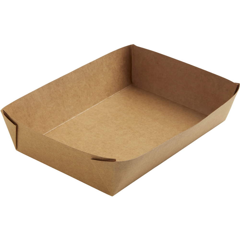 Duni Viking Brick Box 200 x 140 x 45 mm Karton/PE Braun 1100 ml