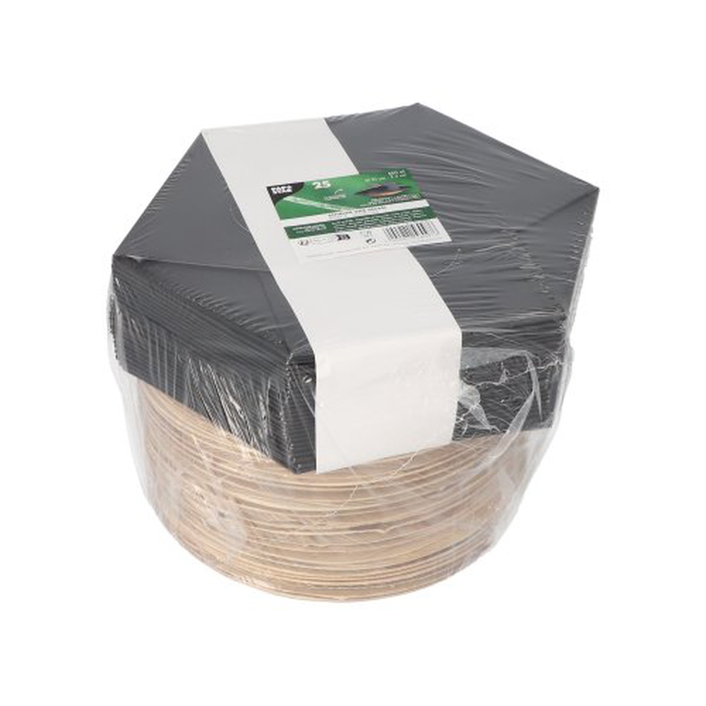 Papstar Schalen Palmblatt rund 500 ml Ø 21 cm · 3 cm mit separatem Flower-Lid