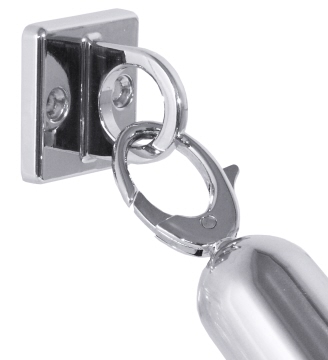 Contacto Wandhaken aus Edelstahl, chrom