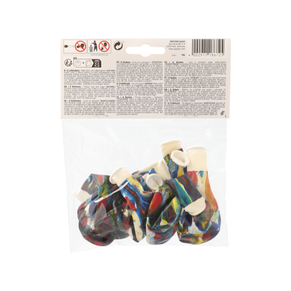 Papstar Luftballons Ø 22 cm "Multicolour"