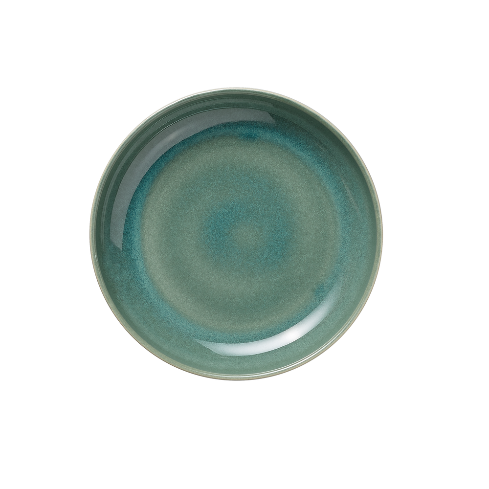 WAS Schale Set ROCKZZERO, Ø 22 cm, 0,8 ltr., Set á 6 Stück, myrtle green, Steinz