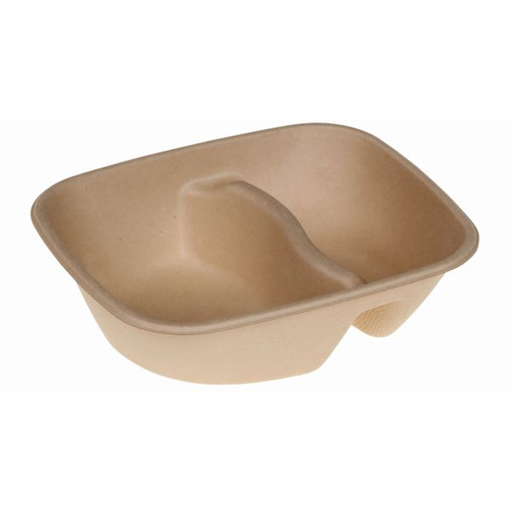Pacovis Bowle nature 2-t, 400/180ml, r.eckig 195x170x56m