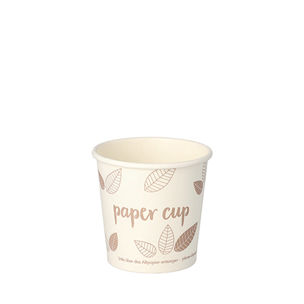Papstar Trinkbecher, Pappe "pure" 0,1 l Ø 6,3 cm · 6 cm "ZERO"