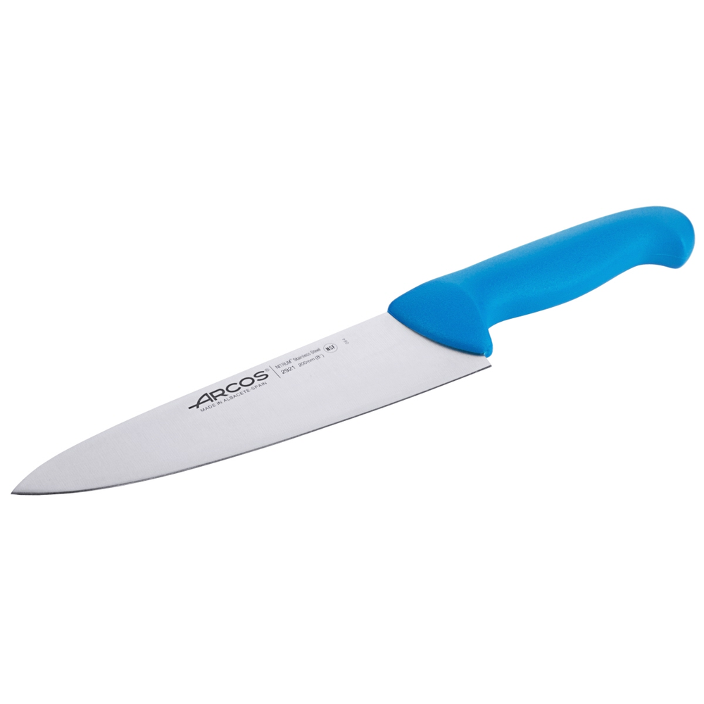 Contacto Kochmesser HACCP blau / Klingenlänge: 18 cm, Klingenlänge: 7 Zoll