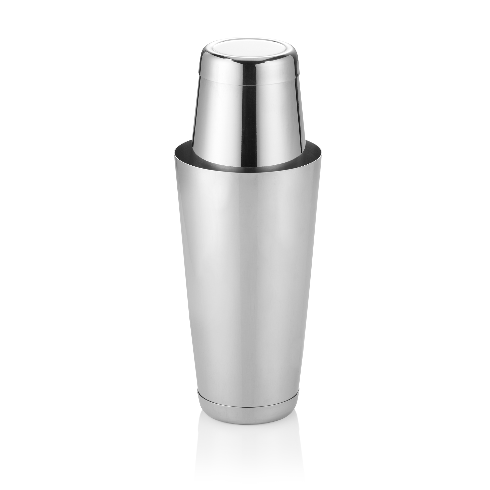 WAS Shaker Tin Tin, 0,4/0,75 ltr., Ø 8,5/9,5 cm, Chromnickelstahl