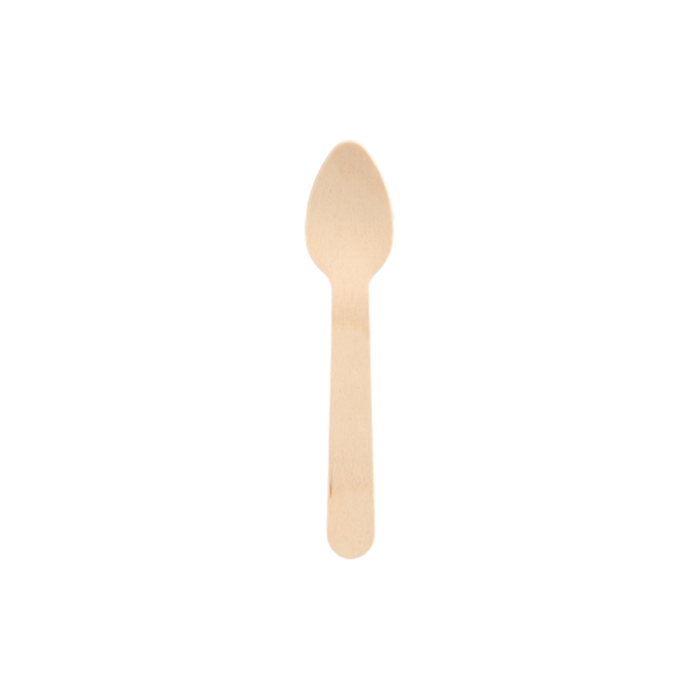 Papstar Kaffeelöffel Holz, gewachst 11 cm