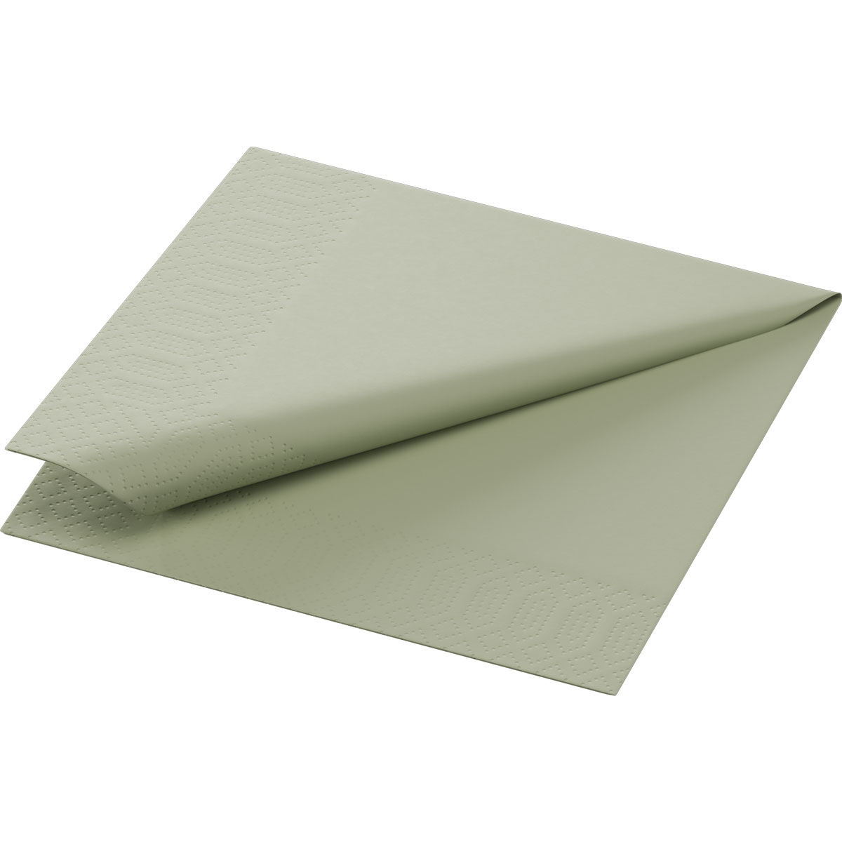 Duni Zelltuchservietten 24 x 24 cm, 3-lagig, 1/4-Falz, UNI