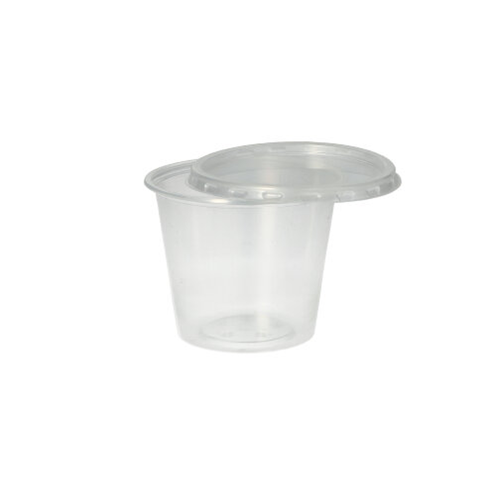 Papstar Dressingbecher, PP rund 125 ml Ø 7,1 cm · 5,7 cm transparent