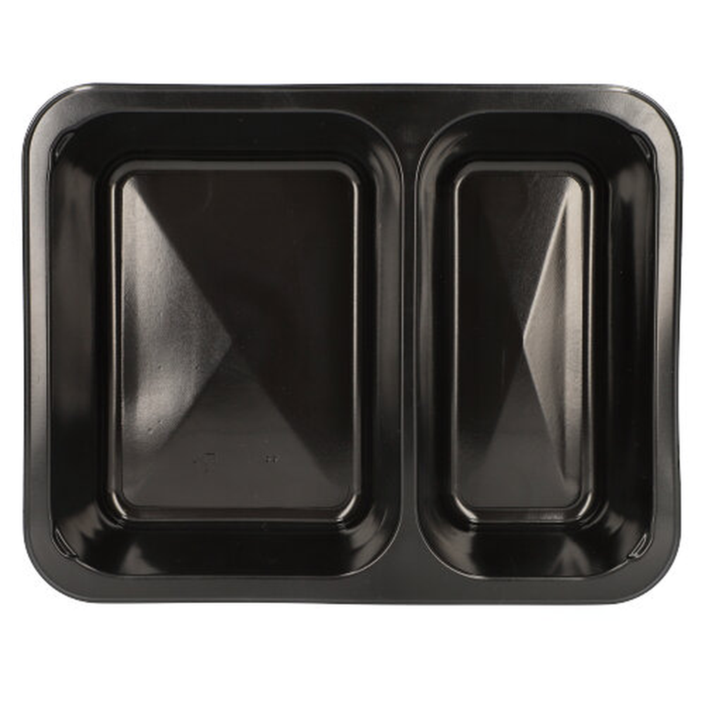PAPSTAR Mikrowellenschalen, PP 2-geteilt 1205 ml 4,9 cm x 22,7 cm x 17,8 cm s