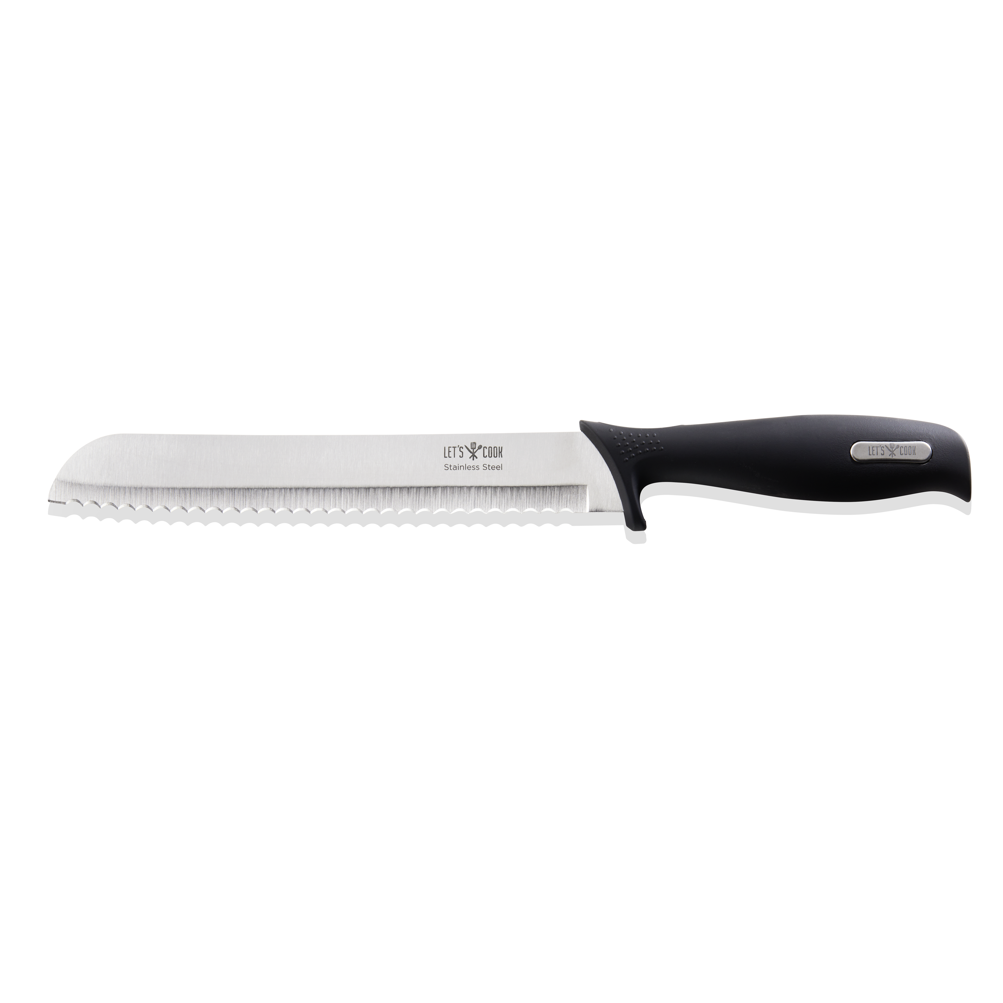 WAS Brotmesser LET´S COOK Knife, 31,5 cm, Edelstahl, Gummi