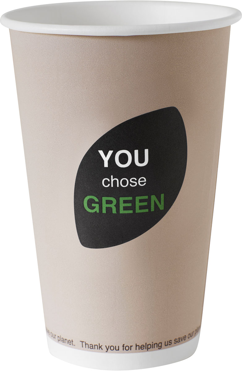 Duni Thank You Becher 470ml, PAP/PLA