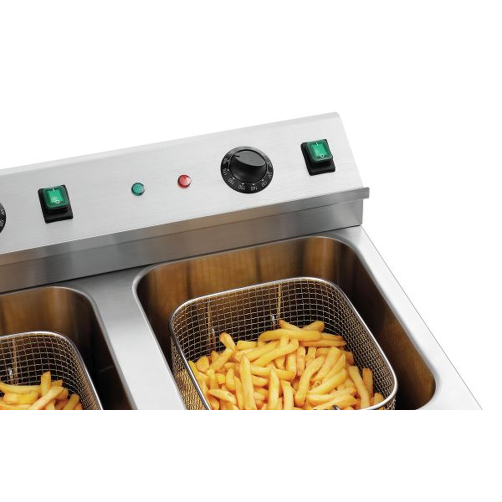 Bartscher Induktions-Fritteuse 2x8L Plus