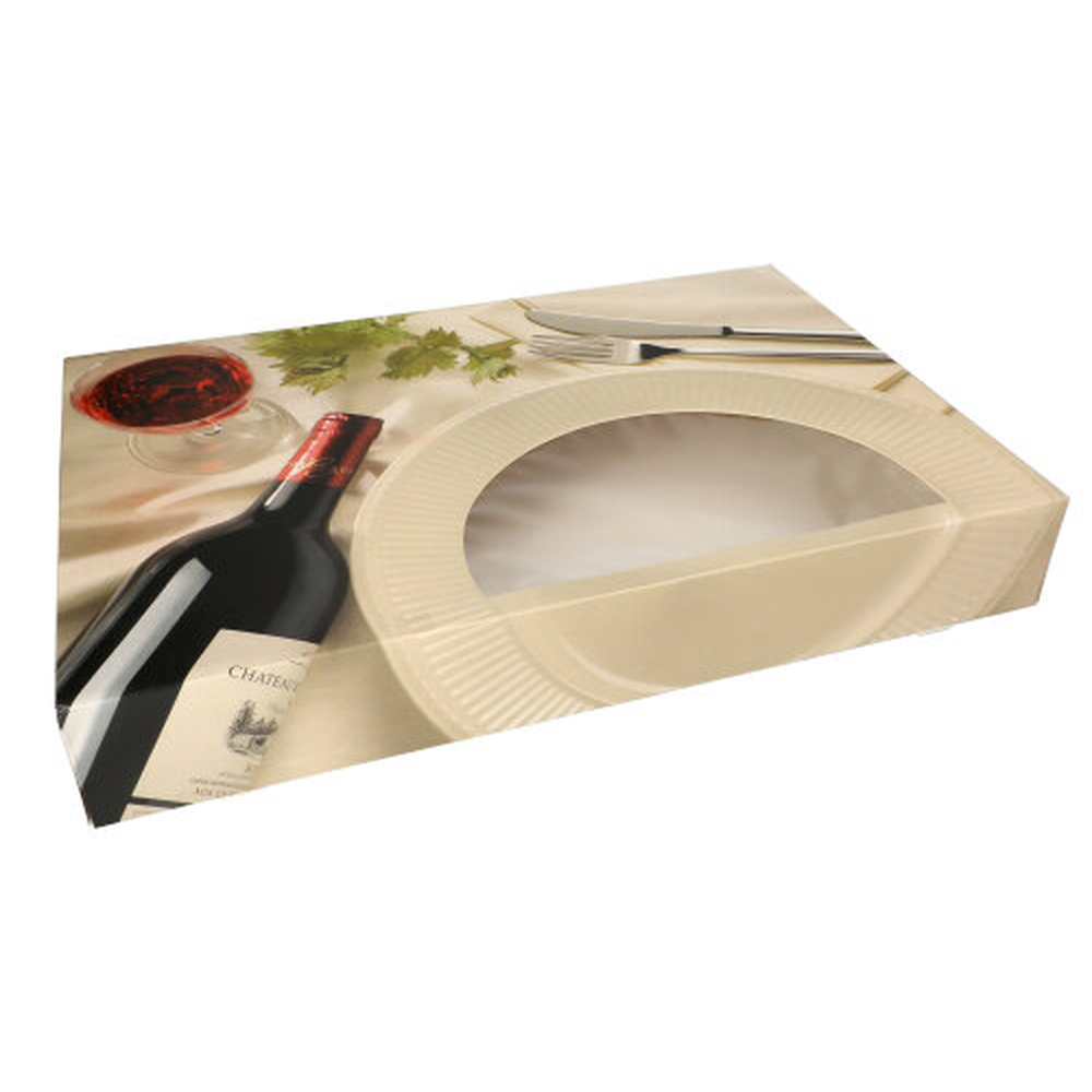 PAPSTAR Transport- und Catering-Kartons 8 cm x 37,5 cm x 55,5 cm Burgund mi
