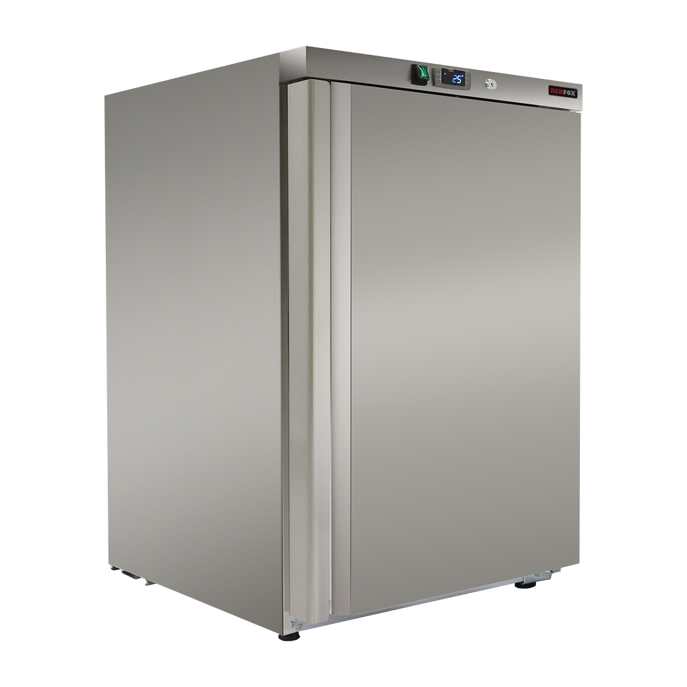 RM Gastro Gefrierschrank 130 l, Edelstahl / REDFOX - DRF 200 S